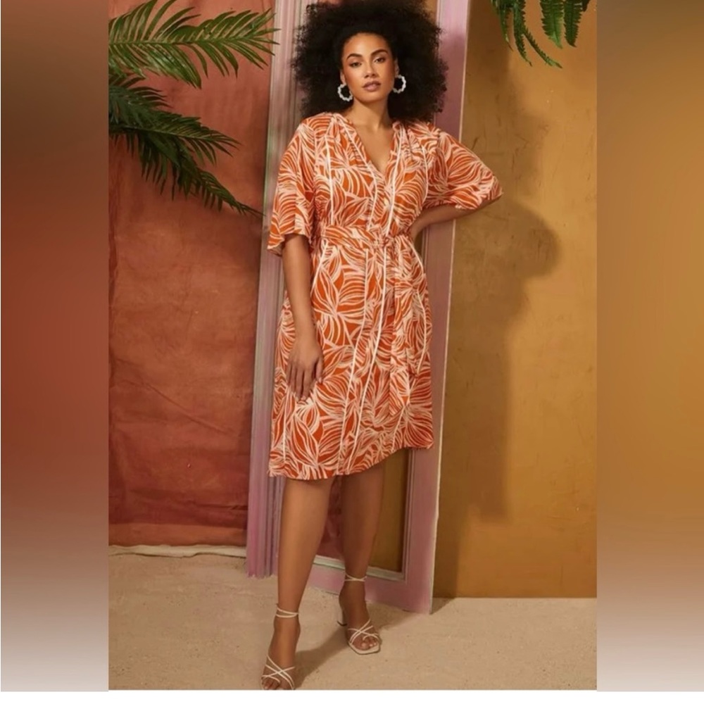 NWT Eloquii tropical shift dress